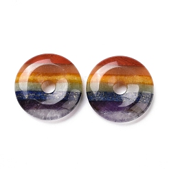 Chakra Natural Mixed Stone Pendants&nbsp;G-G973-13