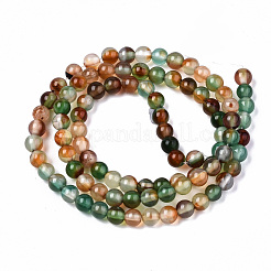Natural Peacock Agate Beads Strands&nbsp;G-S359-234