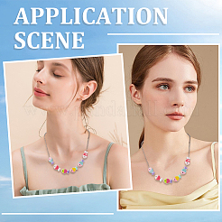 20Pcs Painted Glass Beads&nbsp;LAMP-PA0001-41