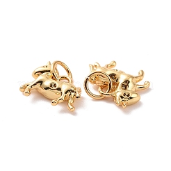 Unicorn Brass Pendant Rhinestone Settings&nbsp;KK-G435-17G