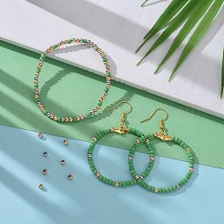 150個3色丸真鍮スペーサービーズセット  ミックスカラー  3mm  穴：1mm  50個/カラー&nbsp;KK-LS0001-05