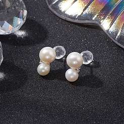 Natural Pearl Ear Studs&nbsp;EJEW-P286-24P