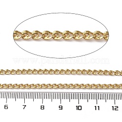 Brass Textured Oval Link Chains&nbsp;CHC-H113-20G