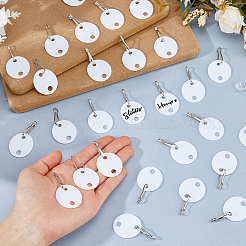 120Pcs PP Plastic Key Chain Tags&nbsp;KEYC-FH0001-75