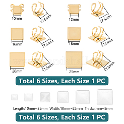 201 Stainless Steel Cuff Pad Ring Settings&nbsp;DIY-UN0055-89