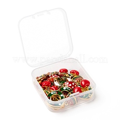 32Pcs 8 Style Alloy Enamel Pendants&nbsp;ENAM-LS0001-34