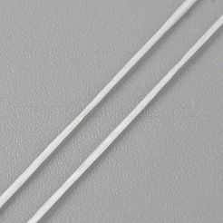 10m 円形弾性クリスタル糸  ジュエリービーズコード  ストレッチブレスレット作り用  ホワイト  0.6mm  約10.94ヤード（10m）/ロール&nbsp;OCOR-CJC0004-03H