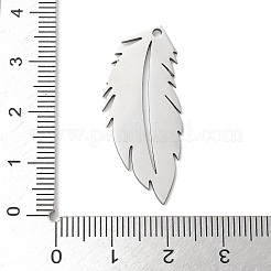 201 Stainless Steel Pendants&nbsp;STAS-S155-02P-03