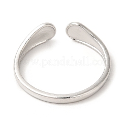 Non-Tarnish 201 Stainless Steel Open Cuff Ring&nbsp;RJEW-E063-44P