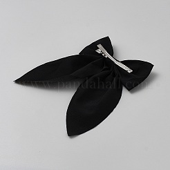 Polyester & Iron Alligator Hair Clips&nbsp;PHAR-WH0023-006P-C