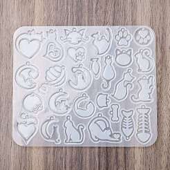 DIY Pendant Molds&nbsp;AJEW-U020-01E