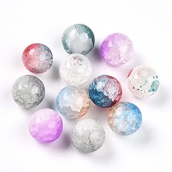 Baking Paint Imiation Jade Glass Beads&nbsp;X1-DGLA-S115-10mm-MY