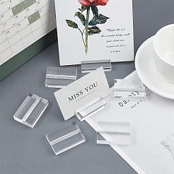 Acrylic Name Card Holder&nbsp;TACR-WH0001-09