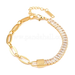 304 Stainless Steel Figaro Chain Bracelets&nbsp;BJEW-B171-07G