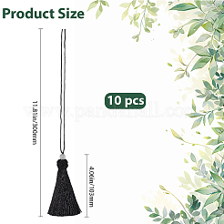 Polyester Tassel Pendants&nbsp;FIND-WH20031-12C