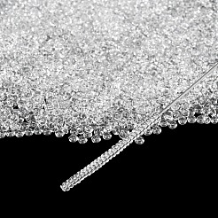 トーホー 11/0 デミラウンドビーズ  日本製シードビーズ  （1)クリスタルクリア  2.2x0.9mm  穴：0.8mm  約78000個/ポンド（450g）&nbsp;SEED-DR11-0001