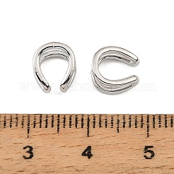 Brass Enhancer Shortener Pendant Bails&nbsp;KK-CBA217A-06P