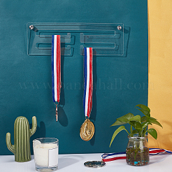 Acrylic Medal Hanger Holder Display Wall Rack&nbsp;HJEW-WH0047-01