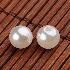 Round Imitation Pearl Acrylic Beads&nbsp;OACR-L004-2008