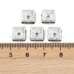 Brass Rhinestone Spacer Beads&nbsp;RSB074NF-17S