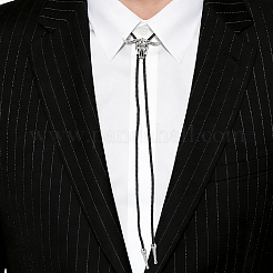 1Pc Alloy Cattle Head Bolo Tie Necklaces&nbsp;NJEW-MA0001-01
