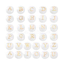 32Pcs 26 Styles Glass and Gold Enamel Beads&nbsp;G-PH0003-21