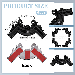 PVC Carved Self-adhesion Applique&nbsp;FIND-WH0149-22A