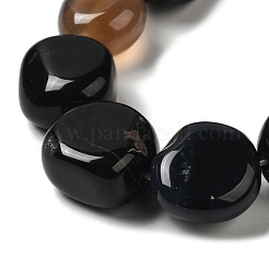 Natural Black Agate Beads Strands&nbsp;G-H295-D01-08
