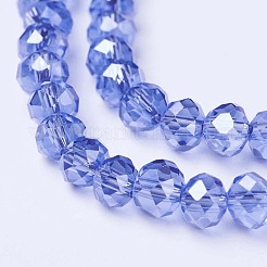 Electroplate Glass Beads Strands&nbsp;EGLA-A034-T1mm-A17