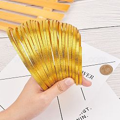 陽極酸化アルミニウム線  フラット  ゴールド  5x1mm  約10m /ロール&nbsp;AW-WH0002-10