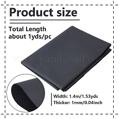 1 Yard Lichee Pattern PVC Leather Fabric&nbsp;AJEW-NB0006-64B