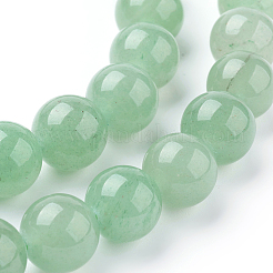 Natural Green Aventurine Beads Strands&nbsp;G-G099-12mm-17