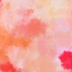 Puレザー生地シート  自己粘着性の布地  長方形  雲模様  レッドオレンジ  30x20x0.1cm&nbsp;DIY-WH0162-12I