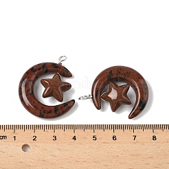 Natural & Synthetic Mixed Stone Pendants&nbsp;G-Z086-01P