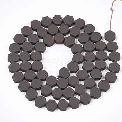 Spray Painted Non-magnetic Synthetic Hematite Beads Strands&nbsp;G-T116-03B-20