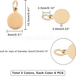 PVD Vacuum Plating 304 Stainless Steel Charms&nbsp;EJEW-UN0001-40B