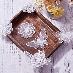 Lace Embroidery Sewing Fiber&nbsp;DIY-PH0019-21
