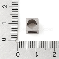 Tarnish Resistant 201 Stainless Steel European Beads&nbsp;LS-STAS-M058-01U-P