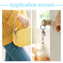 DIY Beadable Keychain Making Kit&nbsp;DIY-TA0006-48