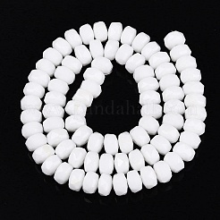 Opaque Glass Beads Strands&nbsp;GLAA-Q114-01A-B01