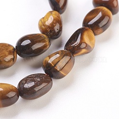 Natural Tiger Eye Beads Strands&nbsp;G-F575-01A