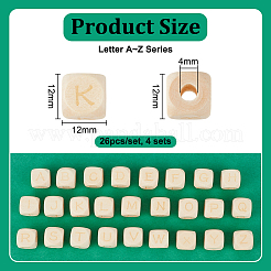 Wood Beads&nbsp;WOOD-WH0048-02A