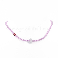 Opaque Acrylic Beaded Bracelets&nbsp;NJEW-JN04174