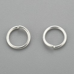 304ステンレススチールオープン丸カン  ラウンド  銀  20ゲージ  6x0.8mm  内径：4.3mm&nbsp;STAS-H380-10S-O