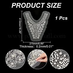 Computerized Embroidery Polyester Sew on Collar Patches&nbsp;DIY-WH0366-71