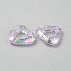 Plating Acrylic Beads&nbsp;LS-MACR-WH0010-20A-04