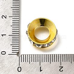 Brass Rhinestone Spacer Beads&nbsp;KK-M313-44D-12