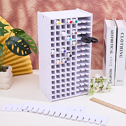 Wooden Desktop Paint Storage Rack&nbsp;ODIS-WH0099-237A