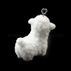 Flocky Resin Pendants&nbsp;FIND-I044-26