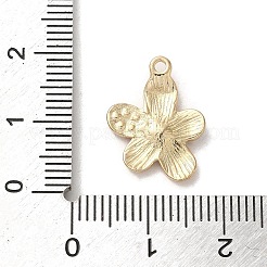 Flower Alloy Enamel Pendants&nbsp;ENAM-A007-02KCG-03
